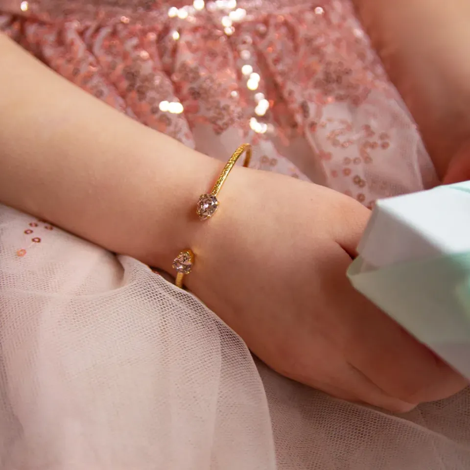 Caroline Svedbom Flower Girl Bracelet/Vintage Rose (Children Size)- Armband
