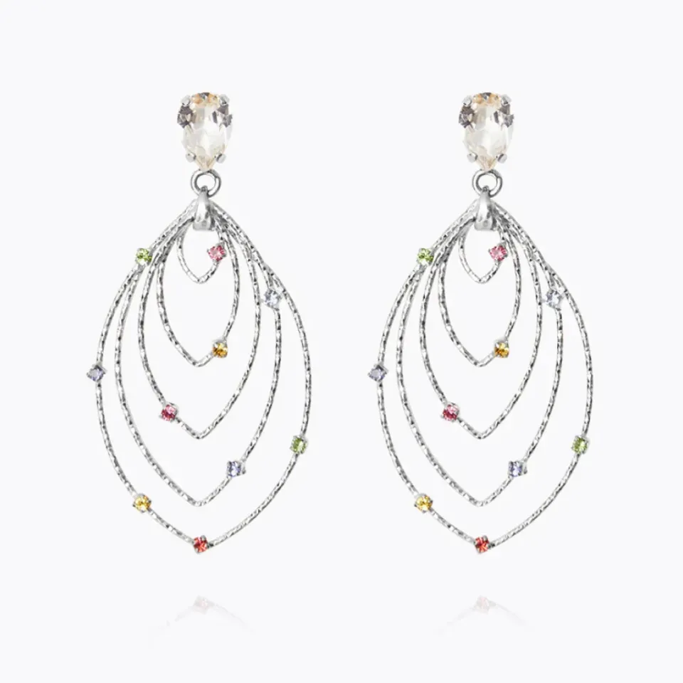 Caroline Svedbom Mini Lotus Earrings/Rainbow Combo- Örhängen