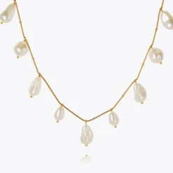 Caroline Svedbom Olympia Necklace/Pearl- Halsband