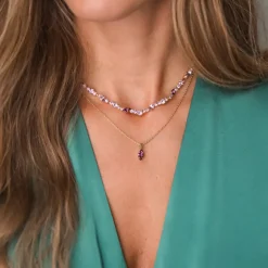Caroline Svedbom Petite Navette Necklace- Halsband