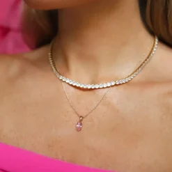 Caroline Svedbom Petite Navette Necklace- Halsband